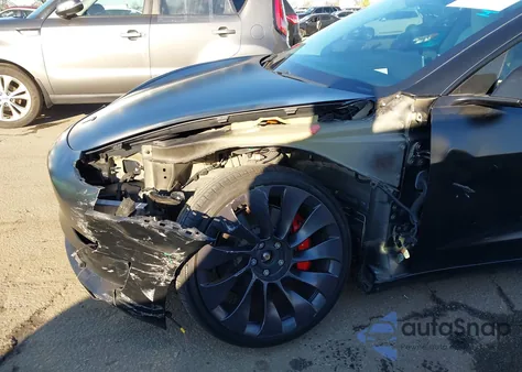 2021 Tesla Model 3 Performance Dual Motor All-Wheel Drive from USA, damaged, VIN 5YJ3E1EC7MF856345